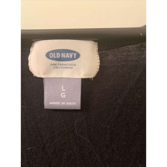 Old Navy Women's Sleeveless Shirt Top Tank Size Large Black - Picture 3 of 8